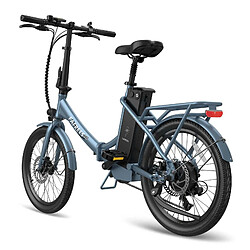 Vélo électrique FAFREES F20 Lasting - Moteur 250W Batterie 36V18.2Ah Assisted Autonomie 120KM Frein à Disque Mécanique - Gris Bleu pas cher