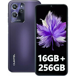 (Violet) C32 Pro OUKITEL 4G Smartphone - 6.517" 16Go(8+8)/256Go 20MP+5MP Caméra 5150mAh Batterie Mince 9.2mm Téléphones mobiles