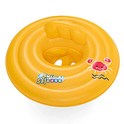 Bestway Flotteur Gonflable 3 Anneaux Siège Bébé 76x76 cm 1 à 2 Ans Jardin, Piscine et Plage 32050 