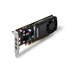 Fujitsu NVIDIA QUADRO P400 Carte graphique Quadro P400 2 Go PCIe x16 profil bas 3 x Mini DisplayPort pour PRIMERGY TX2550 M4