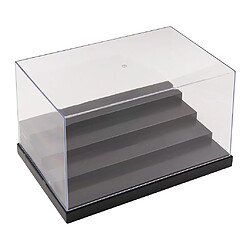 2 Pièces Vitrine Acrylique Transparent Anti-poussière Boîte de Présentation pour Objets de Collections