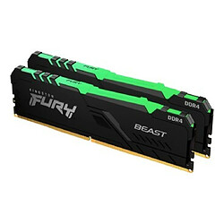 Mémoire RAM RGB Kingston Fury Beast KF432C16BBAK2/32 32 GB DDR4 