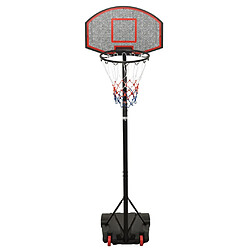 vidaXL Support de basket-ball Noir 216-250 cm Polyéthylène