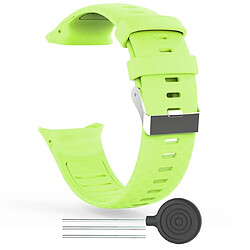 Acheter Wewoo Bracelet pour montre connectée Polar Vantage V Silicone Smart Watch de remplacement Vert