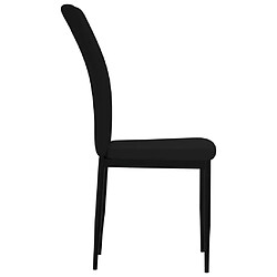 Acheter vidaXL Chaises à manger lot de 2 Noir Velours