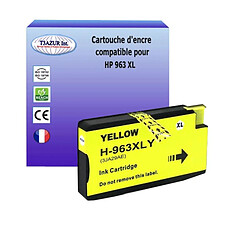 T3Azur Cartouche compatible avec HP 963XL pour HP OfficeJet Pro 9010, 9010e Jaune 