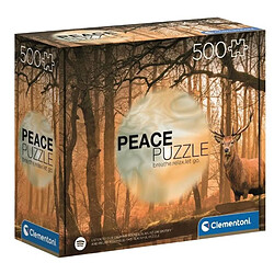 Clementoni- Peace Rustling Silence 500 pièces, paysages, Puzzle Relaxant, Divertissement pour Adultes-fabriqué en Italie, 35118, Multicolore, Medium