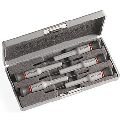 Coffret de 5 tournevis Micro-Tech Fente - Phillips Facom AEF.J1