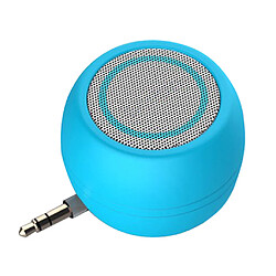 Avis Mini Haut-parleur 3.5mm Jack AUX Lecteur Audio De Musique Pour Téléphone Portable Bleu