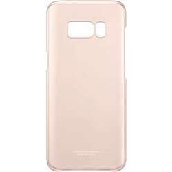 Coque SAMSUNG S8 transparente rose Ultra Fine