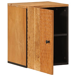 Avis vidaXL Armoire de salle de bain murale 38x33x48cm bois massif d'acacia