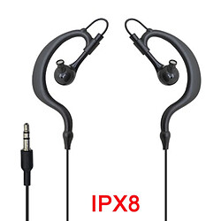 Acheter GUPBOO Écouteurs filaires étanches IPX8 Écouteurs de plongée intra-auriculaires Écouteurs de natation sport