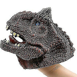 Universal Gants de marionnettes à main dinosaure, jouet modèle de dinosaure doux pour enfants, 6ï¼ ‰