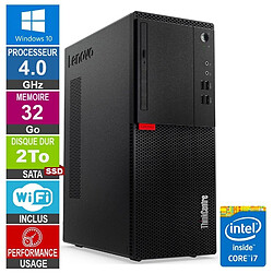 Lenovo M710T i7-6700 4GHz 32Go/2To SSD Wifi W10 - Reconditionné