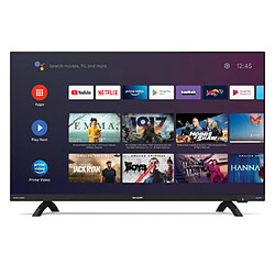 Sharp 32DI6EA Téléviseur 32" LED HD 60Hz Android TV Wi-Fi Bluetooth HDMI USB Noir