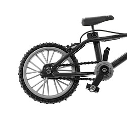 1:24 mini alliage doigt vélo vélo moulé sous pression modèle bureau gadget jouet noir