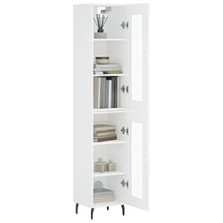 Avis Maison Chic Buffet,Meuble de Rangement,commode pour salon,Cuisine Blanc 34,5x34x180 cm Bois d'ingénierie -MN96929