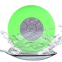 Yonis Enceinte Bluetooth Waterproof Portable Mini Subwoofer Pour Douche Mains-Libres Avec Micro Enceinte Bluetooth Waterproof Portable Mini Subwoofer Pour Douche Avec Micro Intégré Vert YONIS