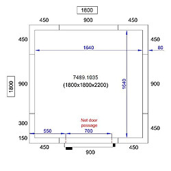 Chambre Froide Positive Pro Line Avec Groupe Positif - Hauteur 2200 mm - Combisteel