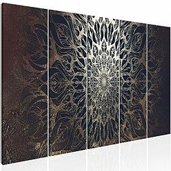 Paris Prix Tableau Imprimé 5 Panneaux Hypnosis Brown Narrow 80 x 200 cm