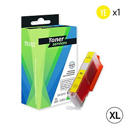 TONER SERVICES Compatible Canon 571XL Cartouche Jaune 0334C001 (C571XLY)