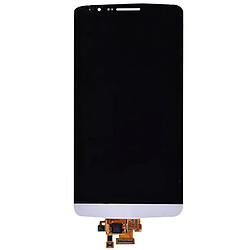 Wewoo Pour LG G3 / D850 blanc / D851 / D855 pièce détachée Écran LCD + Tactile Digitizer Assemblée