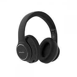 General Casque Bluetooth, casque sans fil sur l'oreille, casque stéréo pliable Hi-Fi pour les jeux, cache-oreilles doux et léger, microphone antibruit rétractable.(noir)