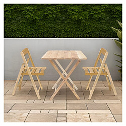 Ensemble table & chaises Tramontina