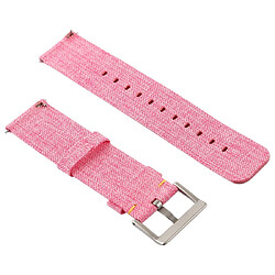 Acheter Wewoo Bracelet pour montre connectée Dragonne en toile mode simple Fitbit Versa / 2 rose