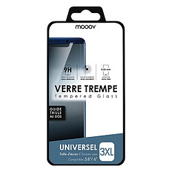 MOOOV Verre trempé universel taille XXXL 