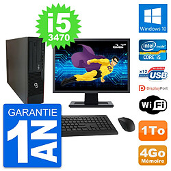 PC Fujitsu E910 DT Ecran 22" Intel i5-3470 RAM 4Go Disque 1To Windows 10 Wifi · Occasion 