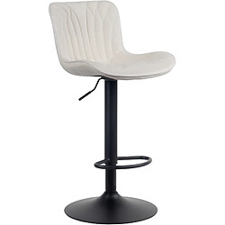 Non Tabouret de bar Linus velours 