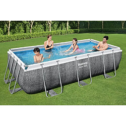 Bestway Ensemble de piscine Power Steel 404x201x100 cm