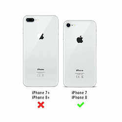 Evetane Coque iPhone 7/8/ iPhone SE 2020 360 intégrale avant arrière transparente