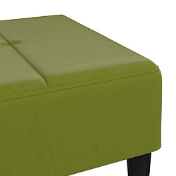 Acheter vidaXL Repose-pied Vert clair 78x56x32 cm Velours