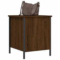 Acheter Maison Chic Banc de rangement | Meuble de rangement d'Entrée | Coffres d'Intérieur chêne marron 40x42,5x50 cm bois d'ingénierie -MN44373