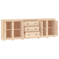 Maison Chic Commode Buffet - Meuble de rangement 230x35x80 cm Bois massif de pin -GKD41479 pas cher