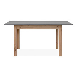 Acheter But Table avec allonge 120/160 cm DORA Imitation chêne et gris