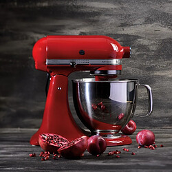 Kitchenaid robot multifonction de 4,8L 300W rouge empire argent