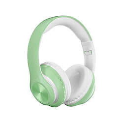 LUUCOZK P68 Casque sans fil Bluetooth 5.0 pliable et rechargeable - Vert