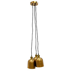 Ecd Germany Lampe suspendue 120,5 cm métal cm E27 3 flamme 