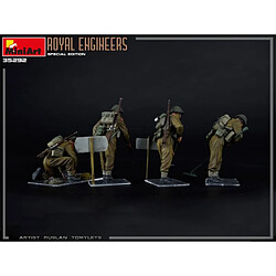 Mini Art Figurine Mignature Royal Engineers Special Edition pas cher