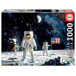 Educa Borras Puzzle 1000 pièces : Premiers hommes sur la lune, Robert McCall