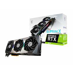 MSI GeForce RTX 3070 SUPRIM X 8G LHR Carte Graphique 8Go GDDR6 1905MHz PCI Express Gen 4 Gris