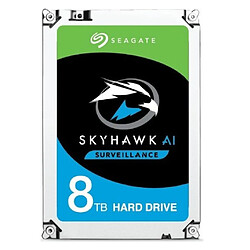 Seagate Technology Skyhawk Al - 8 To - 3,5"" SATA III 6 Go/s - Cache 256 Mo Disque dur interne 3,5"" SATA III 6 Go/s - Cache 256 Mo