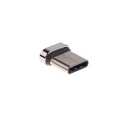 Universal Adaptateur de convertisseur de pointe magnétique USB type C Connecteur de recharge pour Huawei P9 Apple Laptop Silver Samsung Galaxy S8 pas cher