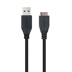 ? Câble USB 3.0 Type A vers Micro USB Type B - 2 M Noir Nanocable 10.01.1102-BK câble USB 2 m USB 3.2 Gen 1 (3.1 Gen 1) USB A Micro-USB B Noir