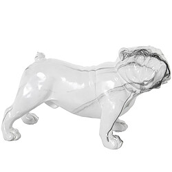 Figurine Décorative Alexandra House Living Plastique Chien 25 x 21 x 43 cm Marbre 