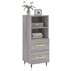 Avis Maison Chic Buffet,Meuble de Rangement,commode pour salon,Cuisine Sonoma gris 34,5x34x90 cm Bois d'ingénierie -MN78294