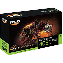 Inno 3D Carte Graphique INNO3D N408S3-166X-18703552 NVIDIA GeForce RTX 4080 DLSS 3 - 16 Go GDDR6X - 1x HDMI/3x Display Port - PCI Express 4.0 16x